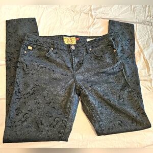5/$25(#19) Dear John skinny jeans valour pattern sz29